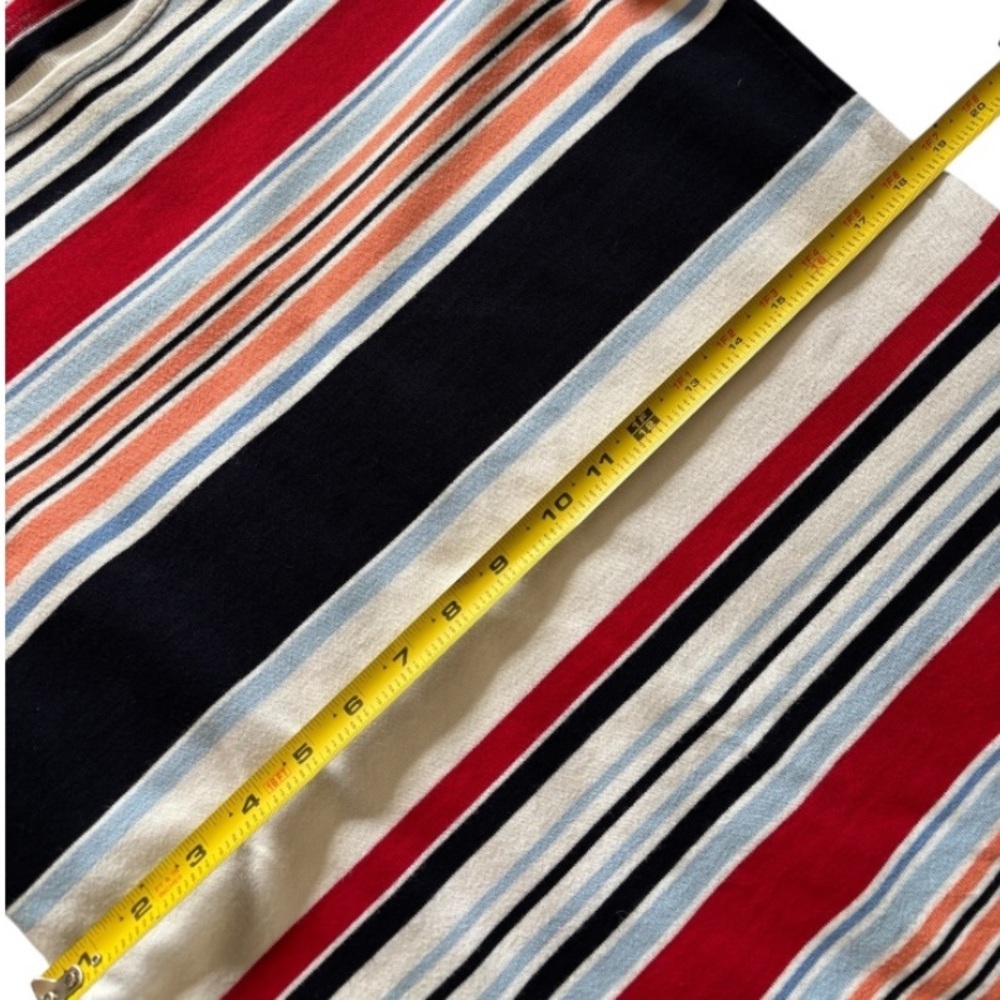 Talbots Petites Multicolor Horizontal Striped Lon… - image 7